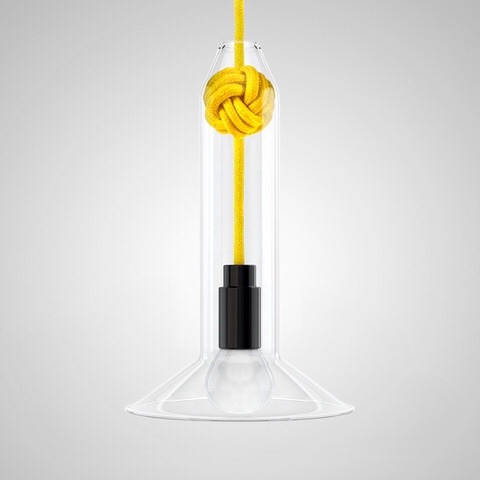 lustre en verre colore vitamin design anglais pepsi lampe jaune