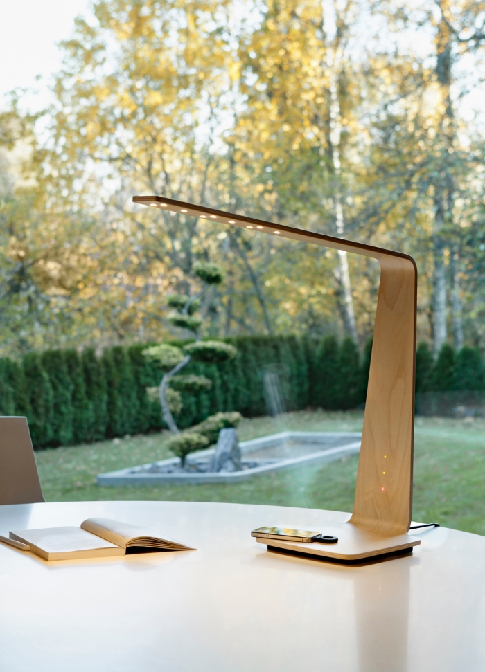 Une lampe de bureau, design, écolo mais surtout connectée! La